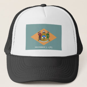 Casquette Drapeau de l'État du Delaware, The Diamond US Stat