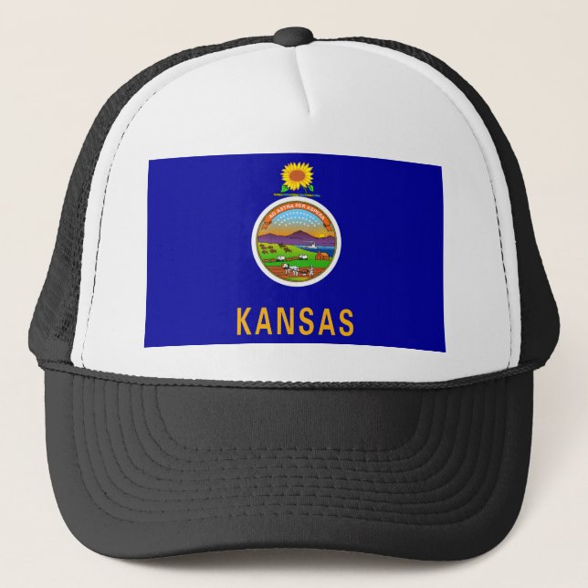 Casquette Drapeau de l'État du Kansas (Devant)