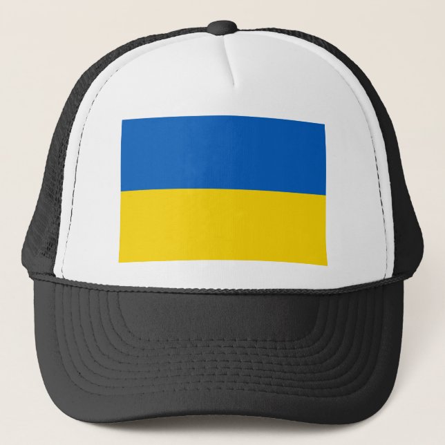 Casquette Drapeau de l'Ukraine (Devant)
