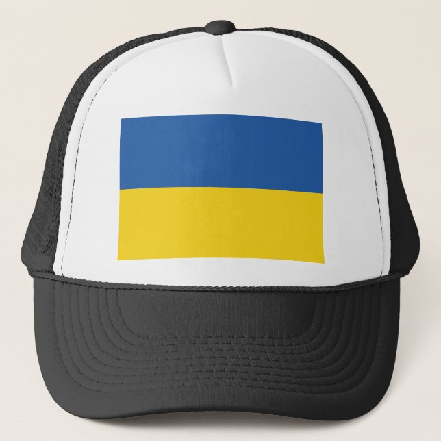 Casquette Drapeau de l'Ukraine (Devant)
