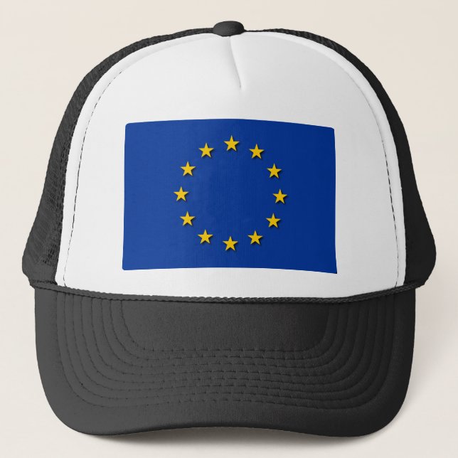 Casquette Drapeau de l'Union européenne / Drapeau de l'UE (Devant)