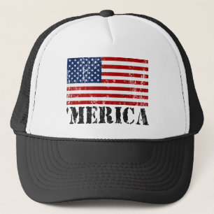 Casquette 'Drapeau de MERICA affligé par cru USA