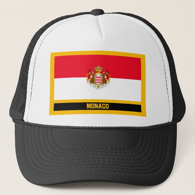 Casquette Drapeau de Monaco (Devant)