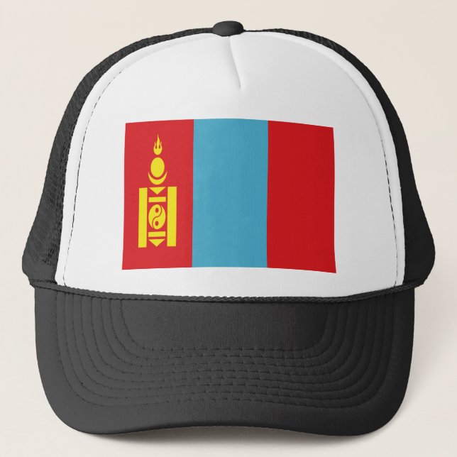 Casquette Drapeau de Mongolie (Devant)