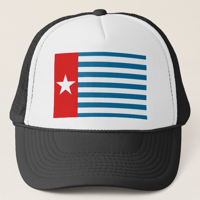 Casquette Drapeau de Papouasie occidentale / Étoile du matin (Devant)