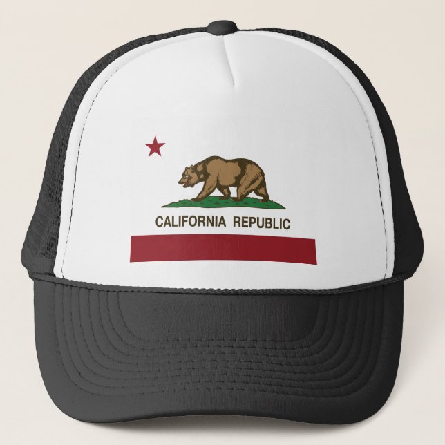 Casquette Drapeau de République de la Californie (Devant)