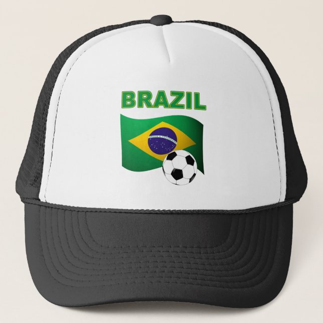 Casquette Drapeau de T-shirt de coupe du monde du Brésil (Devant)