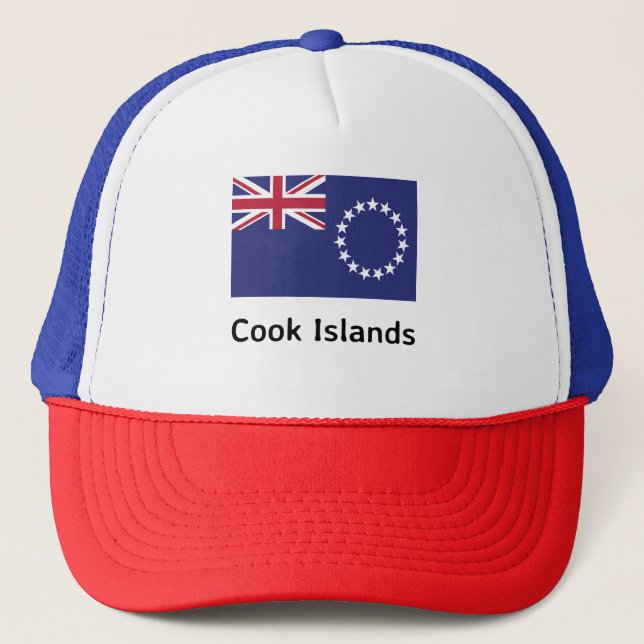 Casquette Drapeau des Îles Cook (Devant)