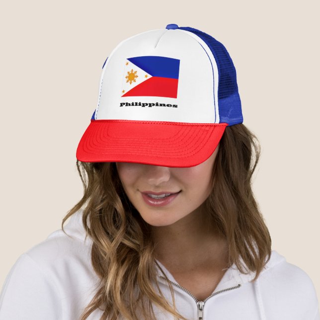 Casquette Drapeau des Philippines (En situation)