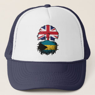 Casquette Drapeau des racines de l'arbre britannique bahamie