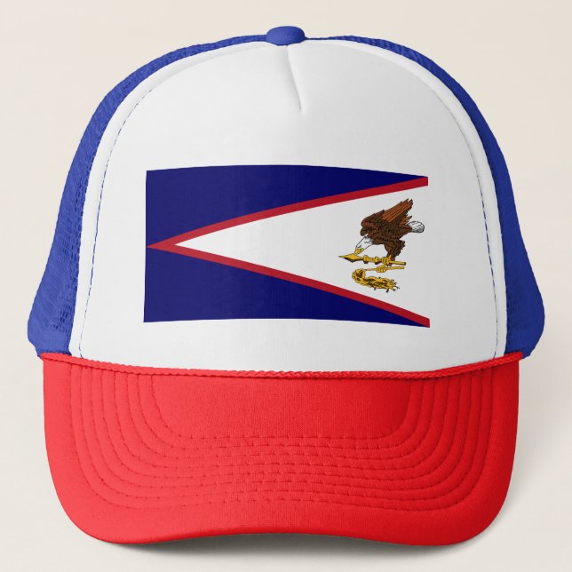 Casquette Drapeau des Samoa américaines patriotiques (Devant)