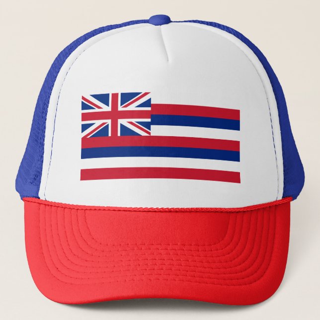 Casquette Drapeau d'État Hawaii, Hawaiian Aloha Paradise (Devant)