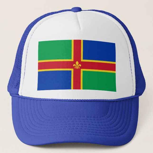 Casquette Drapeau du chapeau de camion Lincolnshire (Devant)