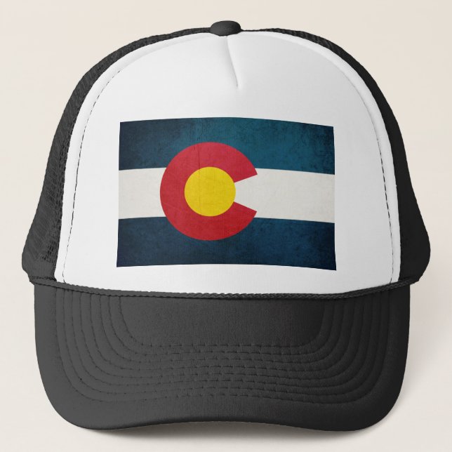 Casquette Drapeau du Colorado rustique (Devant)
