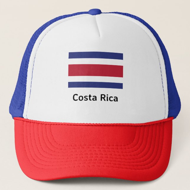 Casquette Drapeau du Costa Rica (Devant)