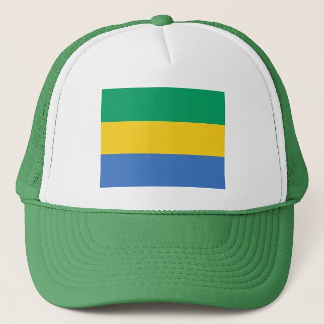 Casquette Drapeau du Gabon (Devant)