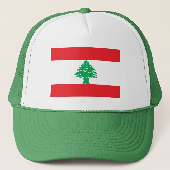 Casquette Drapeau du Liban patriotique (Devant)
