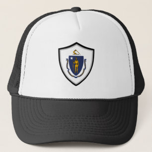 Casquette Drapeau du Massachusetts chapeau de camionneur