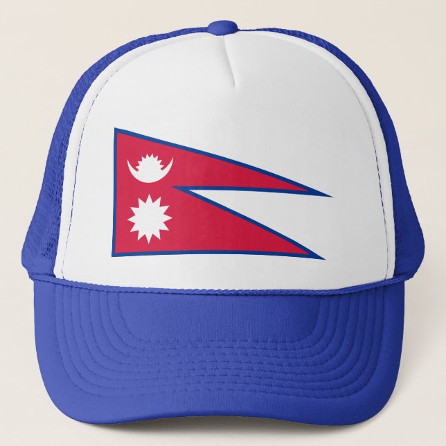 Casquette Drapeau du Népal (Devant)