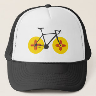 Casquette Drapeau du Nouveau-Mexique à vélo