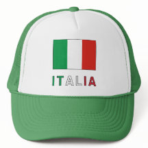 Drapeau et mot italiens