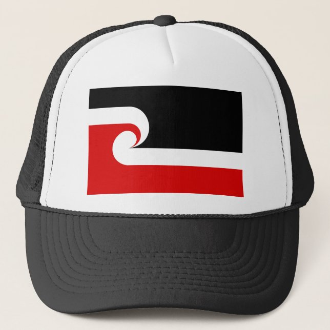 Casquette drapeau ethnique maori pays de la nouvelle-zélande (Devant)