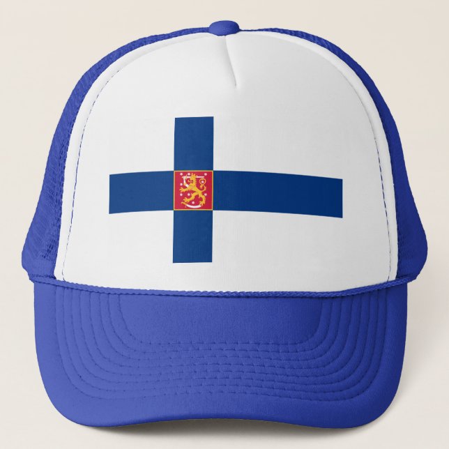 Casquette Drapeau finlandais (Devant)