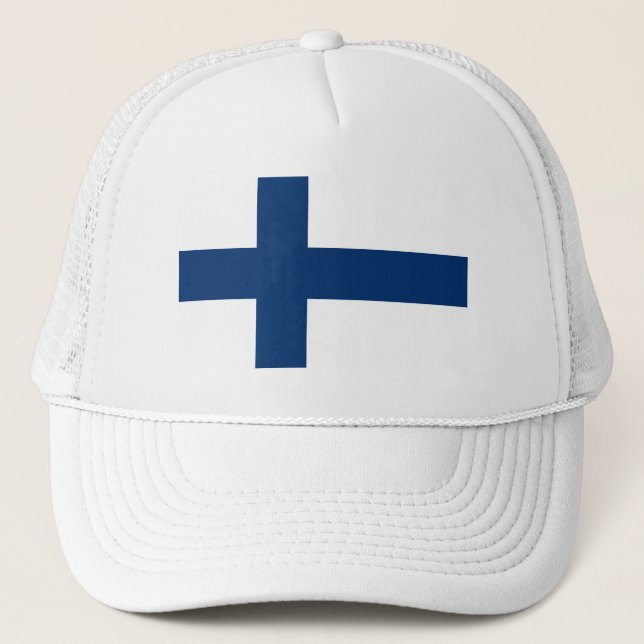 Casquette Drapeau Finlande (Devant)