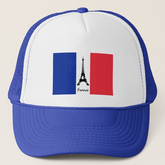 Casquette Drapeau français et Tour Eiffel - France/fans spor (Devant)