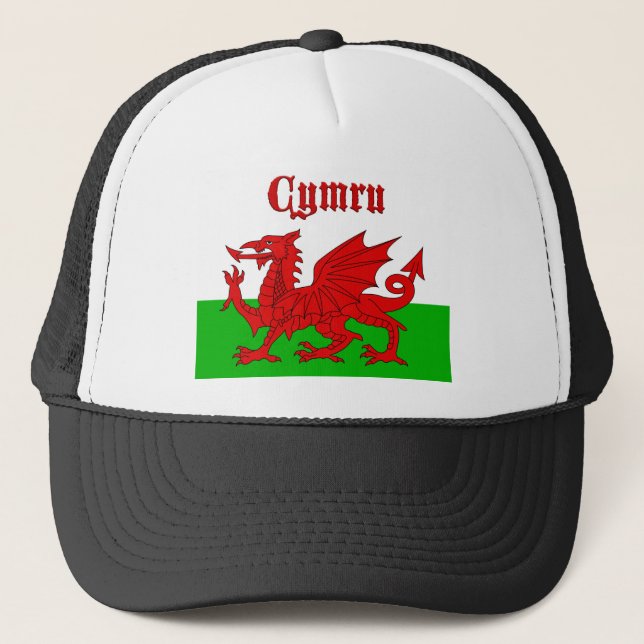 Casquette Drapeau gallois Cymru (Devant)