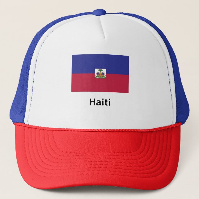 Casquette Drapeau Haïti (Devant)