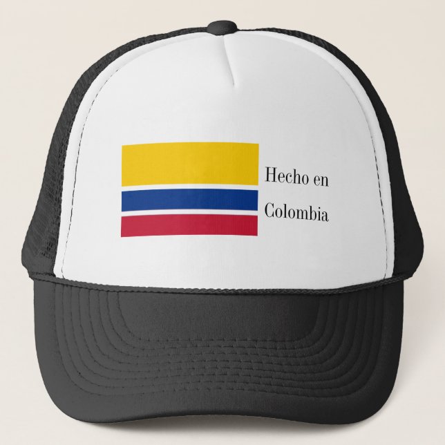 Casquette Drapeau Hecho en Colombie (Devant)