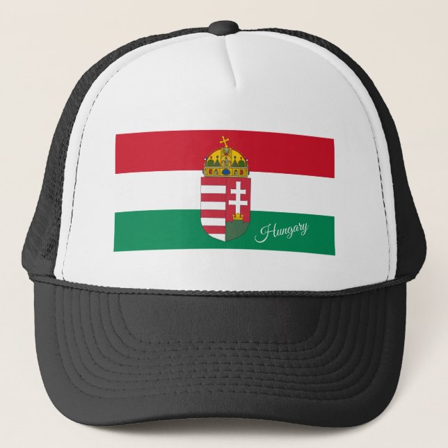 Casquette drapeau hongrois, Emblem & Hongrie - mode /sports (Devant)