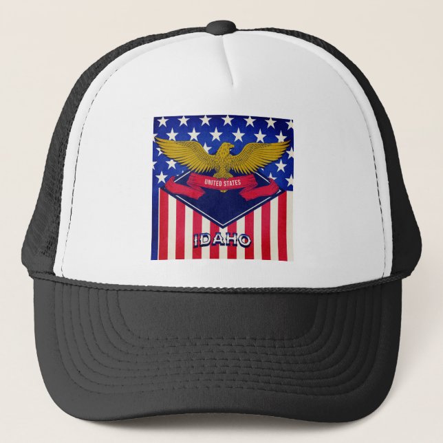 Casquette Drapeau Idaho USA (Devant)