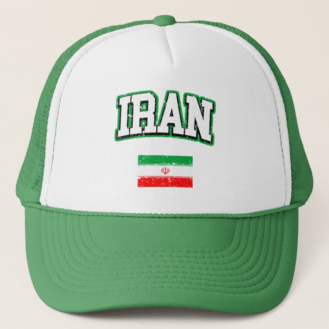 Casquette Drapeau Iran (Devant)