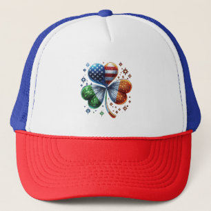 Casquette Drapeau irlando-américain FÊTE DE LA SAINT-PATRICK