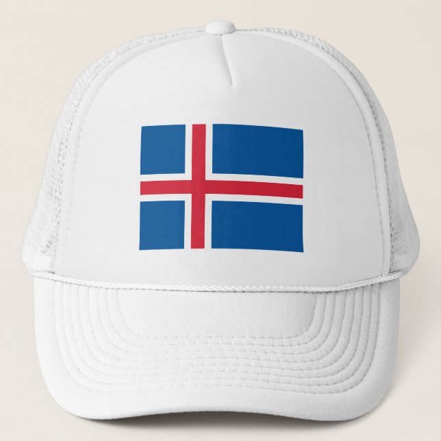 Casquette Drapeau Islande (Devant)