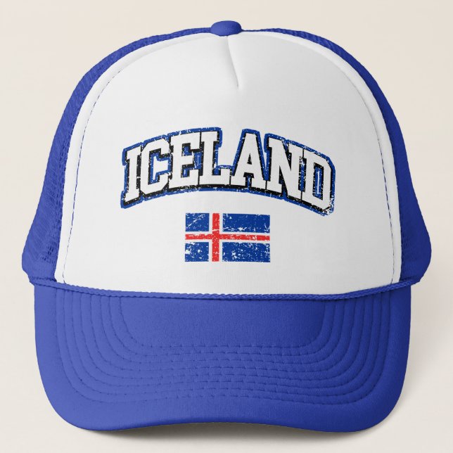 Casquette Drapeau Islande (Devant)