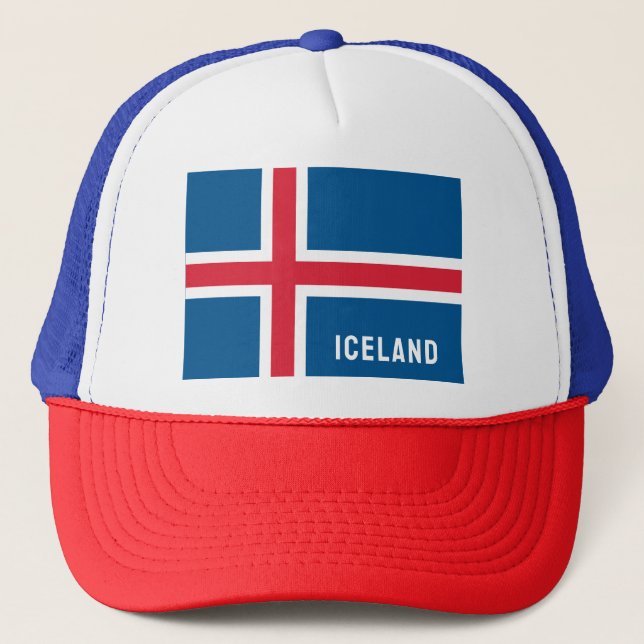 Casquette Drapeau Islande (Devant)