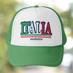 Casquette Drapeau italien de type 3D Italia Personnalisé