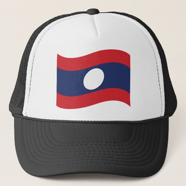 Casquette Drapeau Laos (Devant)