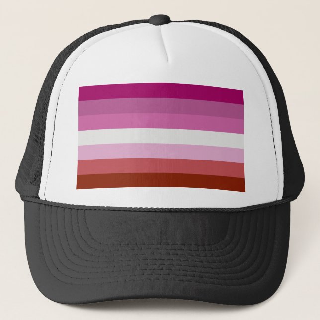 Casquette Drapeau lesbien (Devant)