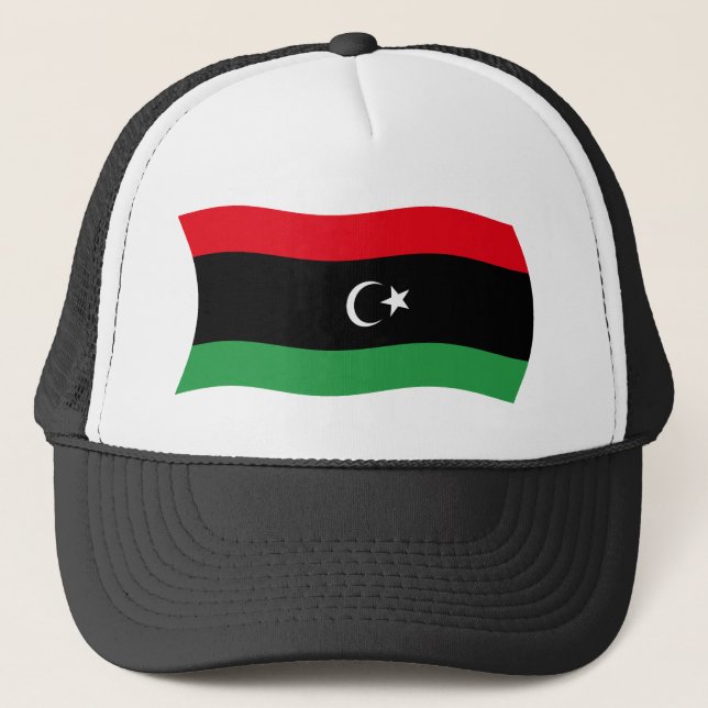 Casquette Drapeau libyen (Devant)