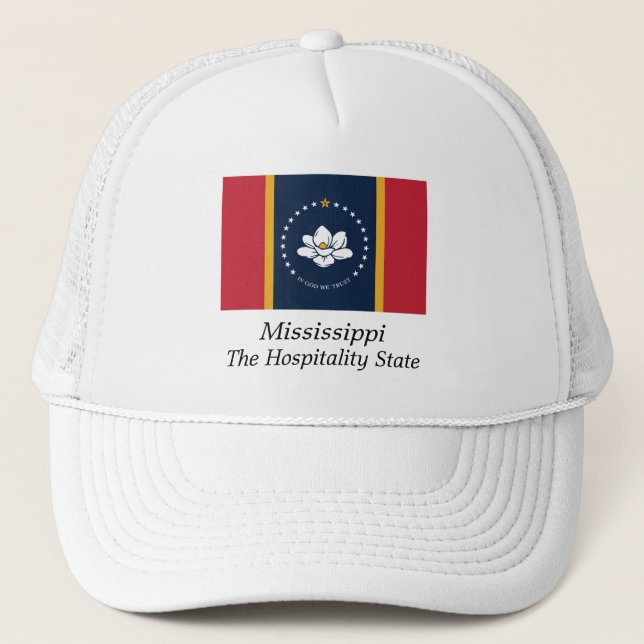 Casquette Drapeau Magnolia 2020 du Mississippi (Devant)