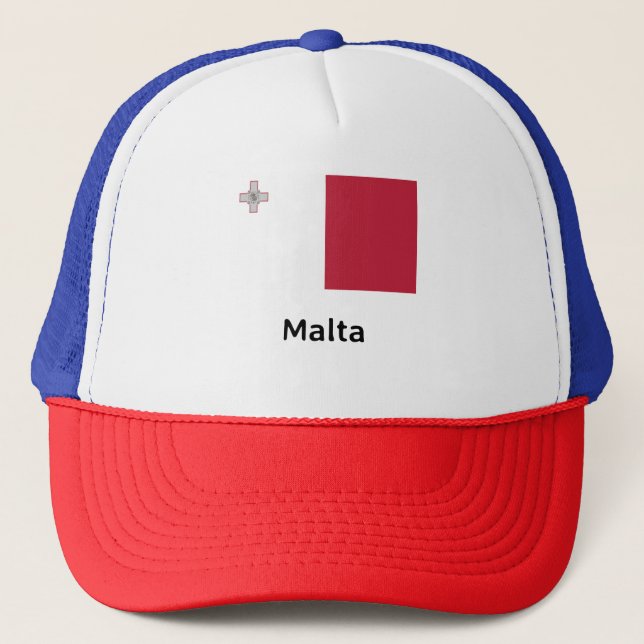 Casquette Drapeau Malte (Devant)