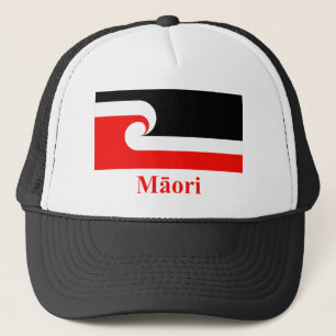 Casquette Drapeau maori avec le nom dans maori