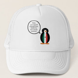 Casquette Drapeau Mexicain Parlant Mme Penguin Trucker Chape