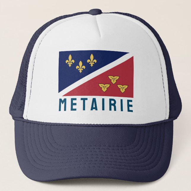 Casquette Drapeau (officieux) de Metairie, Louisiane (Devant)