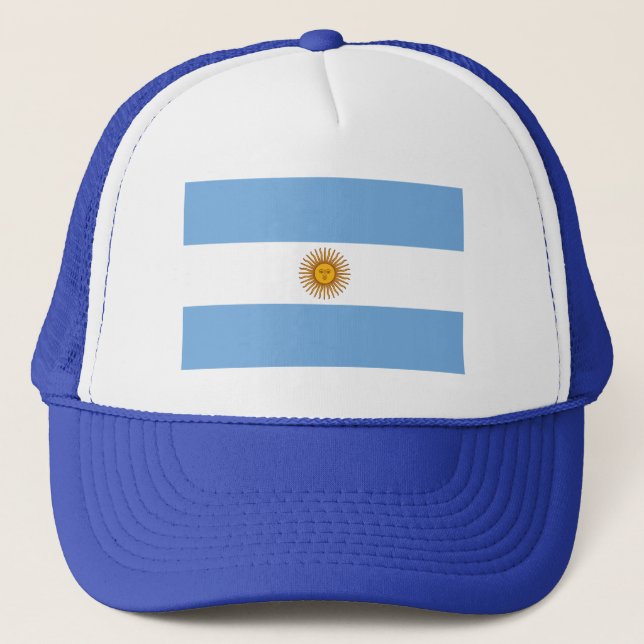 Casquette Drapeau patriotique argentin (Devant)