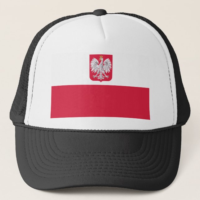 Casquette Drapeau polonais (Devant)